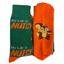 Nutmeg the Chipmunk Green Socks